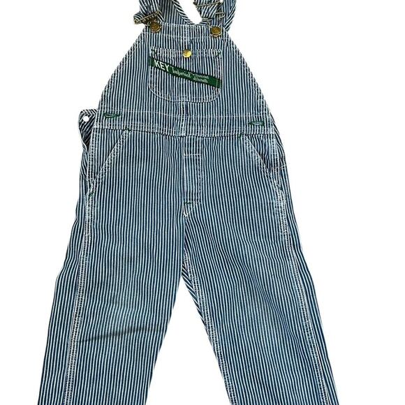 Key children’s overalls size 3. Vintage. Blue and white pinstripe. - Picture 1 of 8